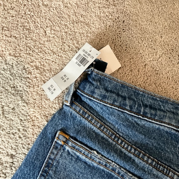 Abercrombie & Fitch Blue The ‘90s Baggy Low Rise Denim Jeans 26 short - Picture 3 of 3
